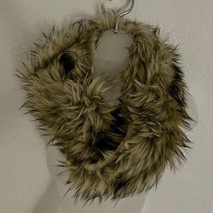 Hollister Faux Fur Infinity Scarf